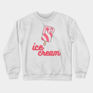 Cute Ice Cream Art Crewneck Sweatshirt